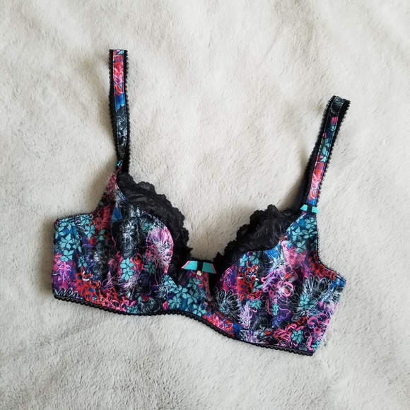 FREYA Forest Song Underwired Balcony Bra Size 30DDD - Picture 6 of 14